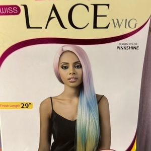 Lace front synthetic wig